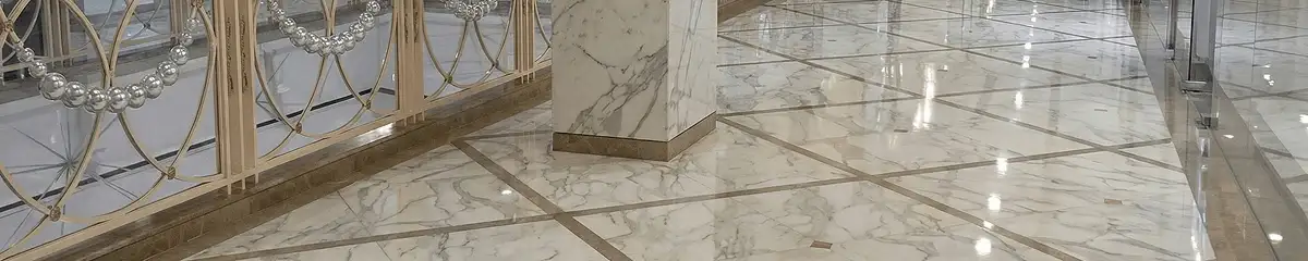 Beautiful marble floor professionally installed in San Francisco, CA