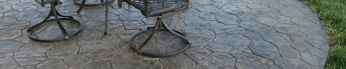 Garden relaxation area with professionally installed stone flooring in San Francisco CA