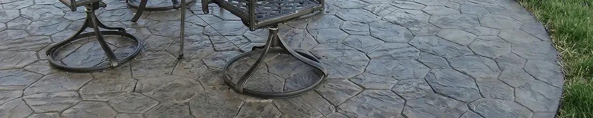 Garden relaxation area with professionally installed stone flooring in San Francisco CA